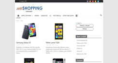Desktop Screenshot of cellulari.justshopping.it